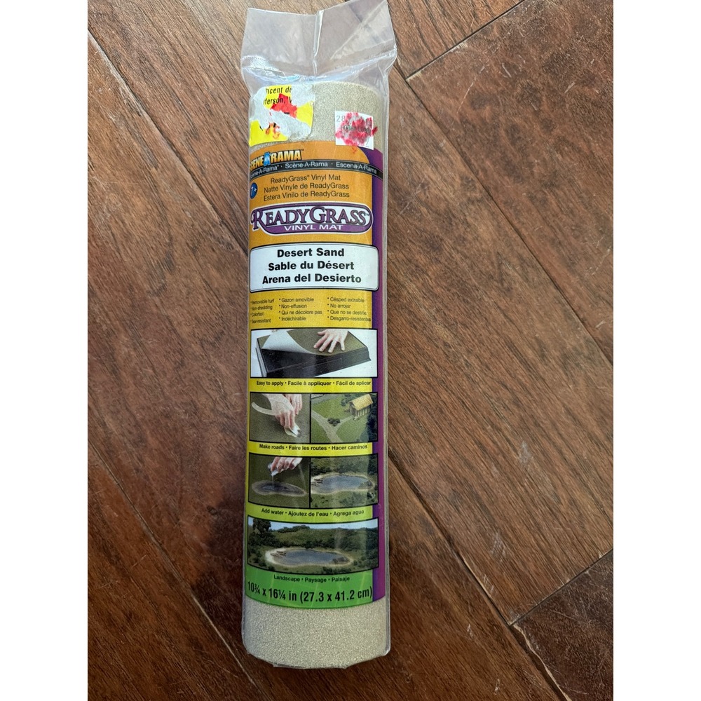 Woodland Scenics Scene-A-Rama Desert Sand ReadyGrass Vinyl Mat SP4162 10x16in